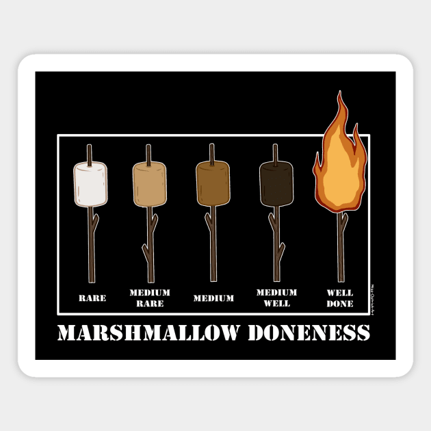 Marshmallow Doneness Chart Magnet by MissOstrich